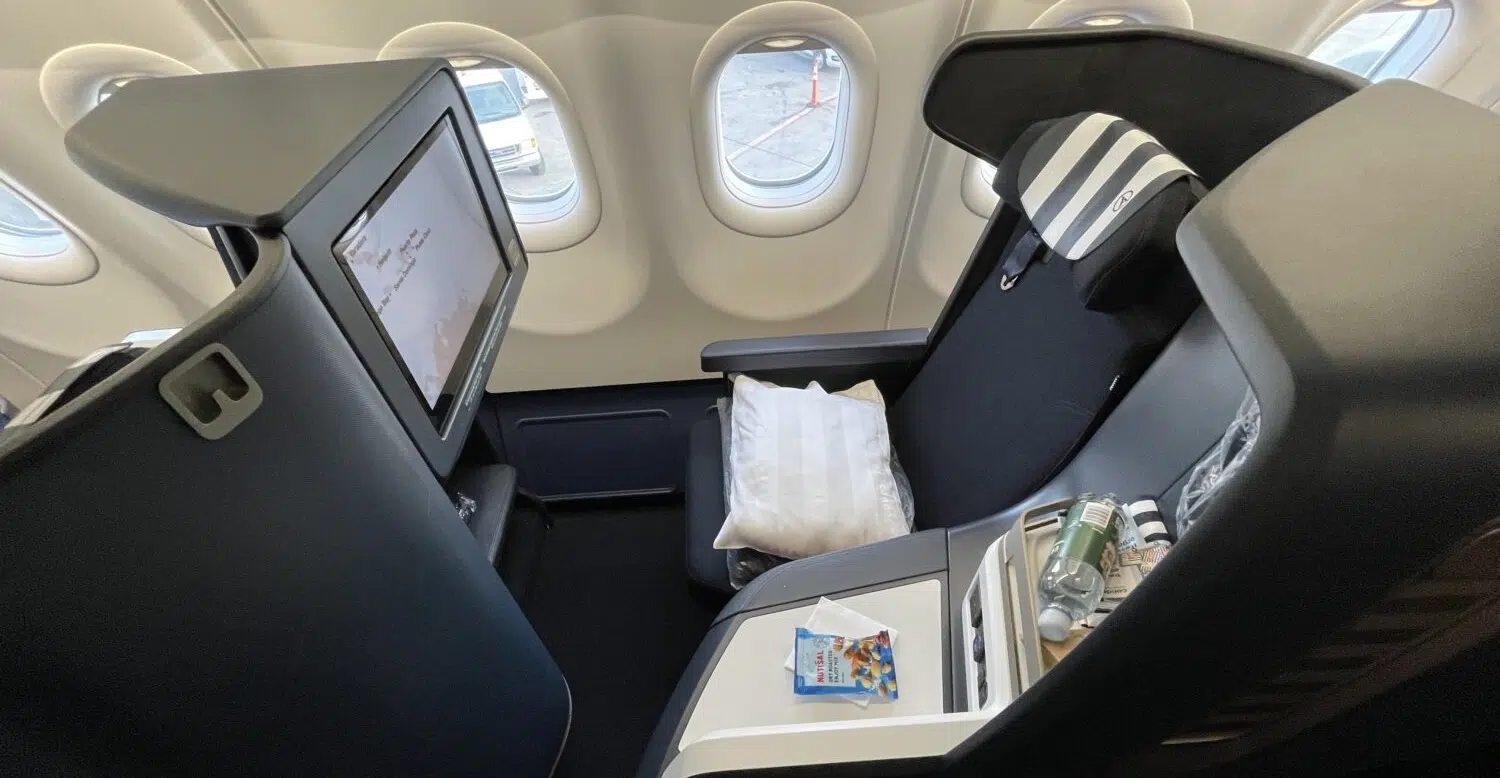 condor business class seat