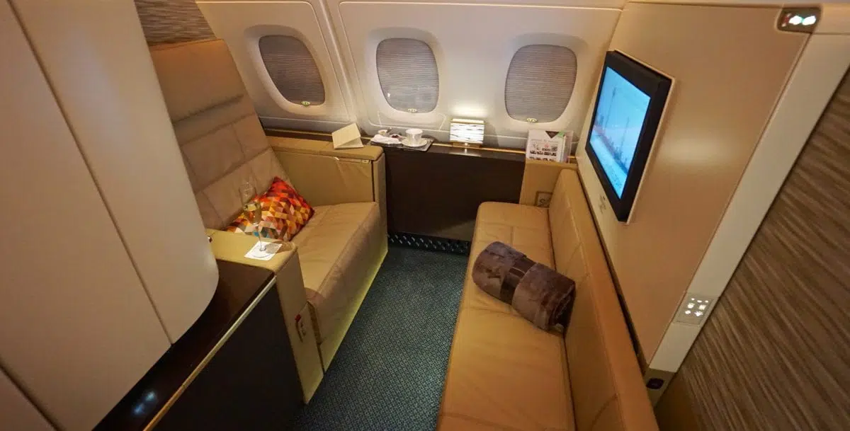 Etihad first class apartment seat