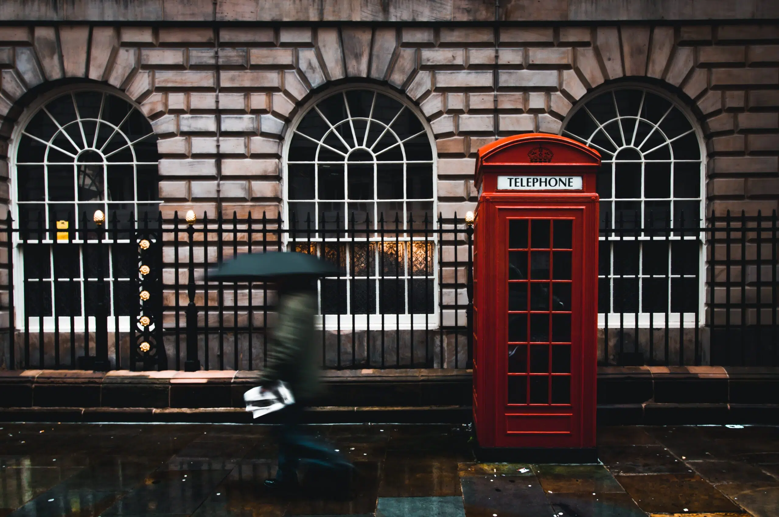 Phone booth in London, United Kindgom