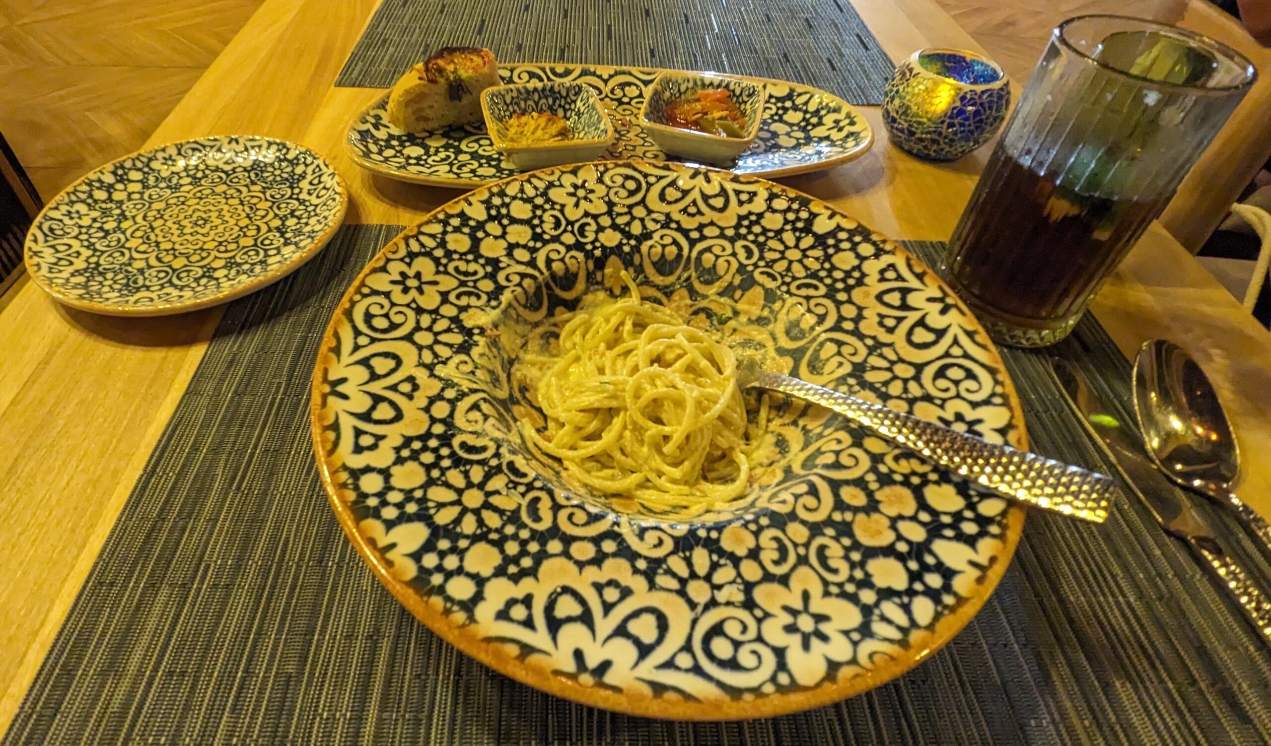 Olio spaghetti cabonara