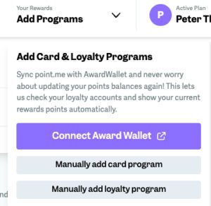 point.me sync loyalty programs