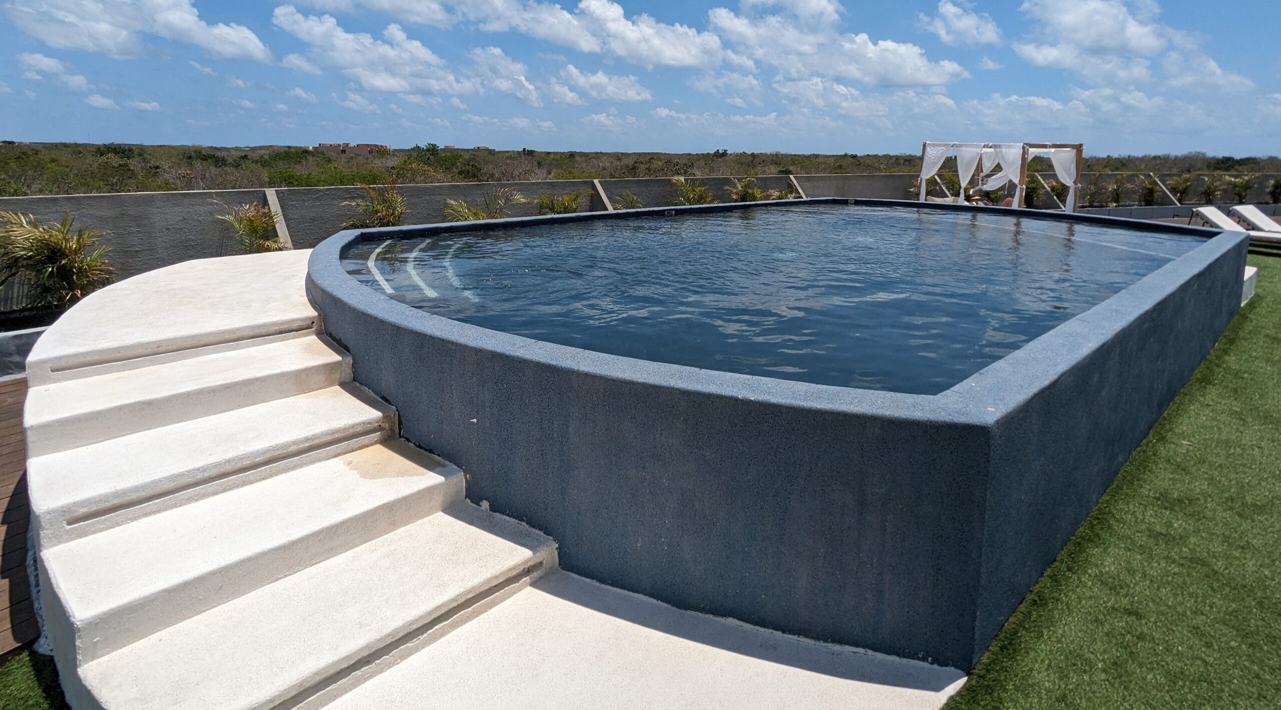 Secrets Tulum secondary rooftop pool