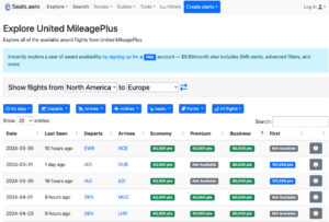 seats.aero award search tool