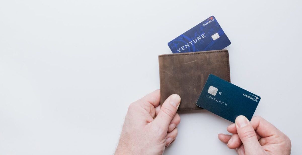 venture and venture x card in wallet